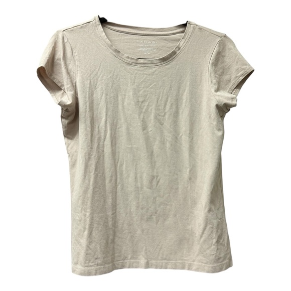 Tahari Tops - Tahari Tan Pima Cotton Modal Tee Medium Soft Stretch Essential Top
